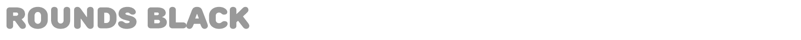 Rounds Black font preview